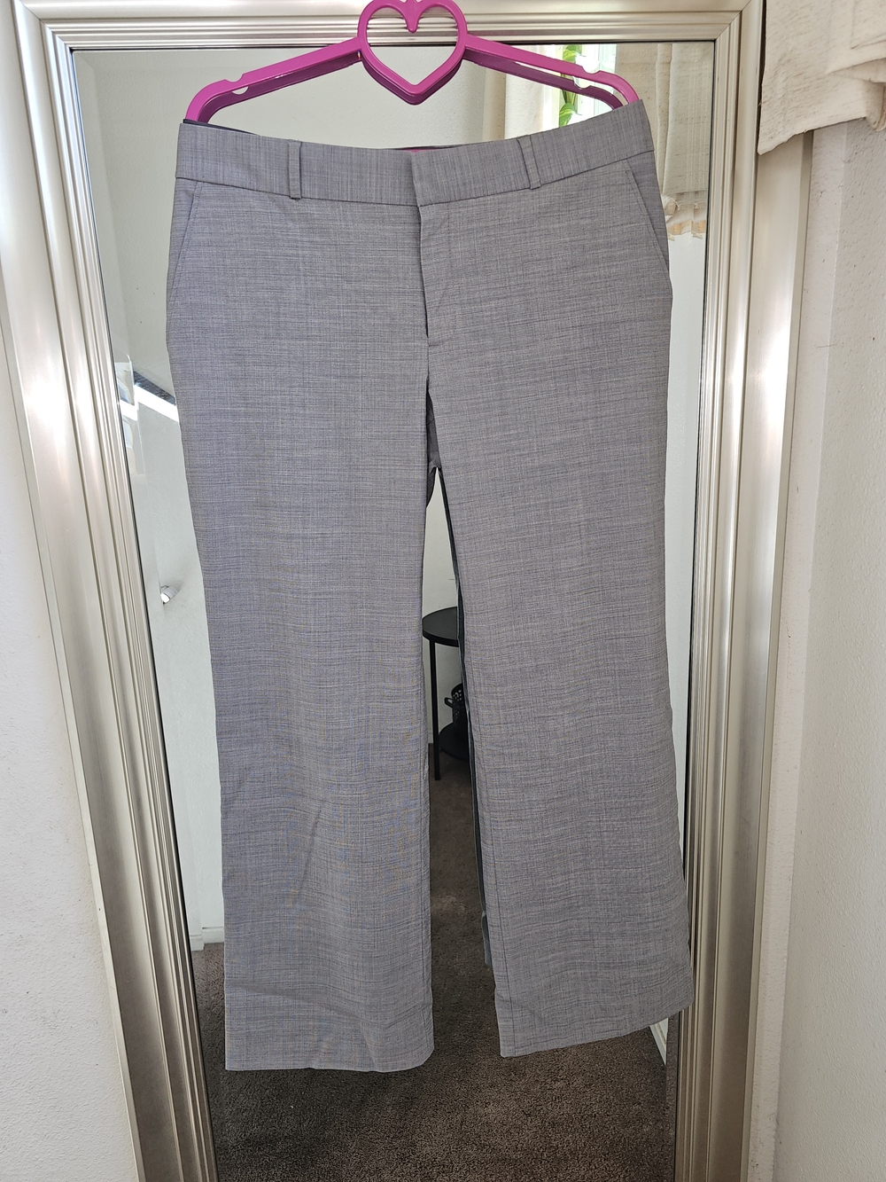 Banana Republic Light Gray Work Trousers
